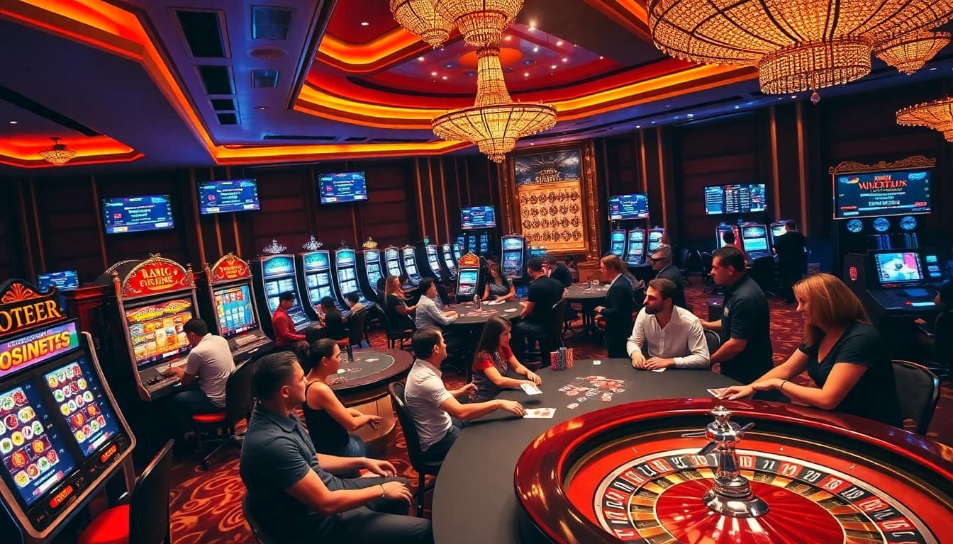 Experience the excitement of gambling at https://nk88z.com/ with vibrant casino action and engaging players.