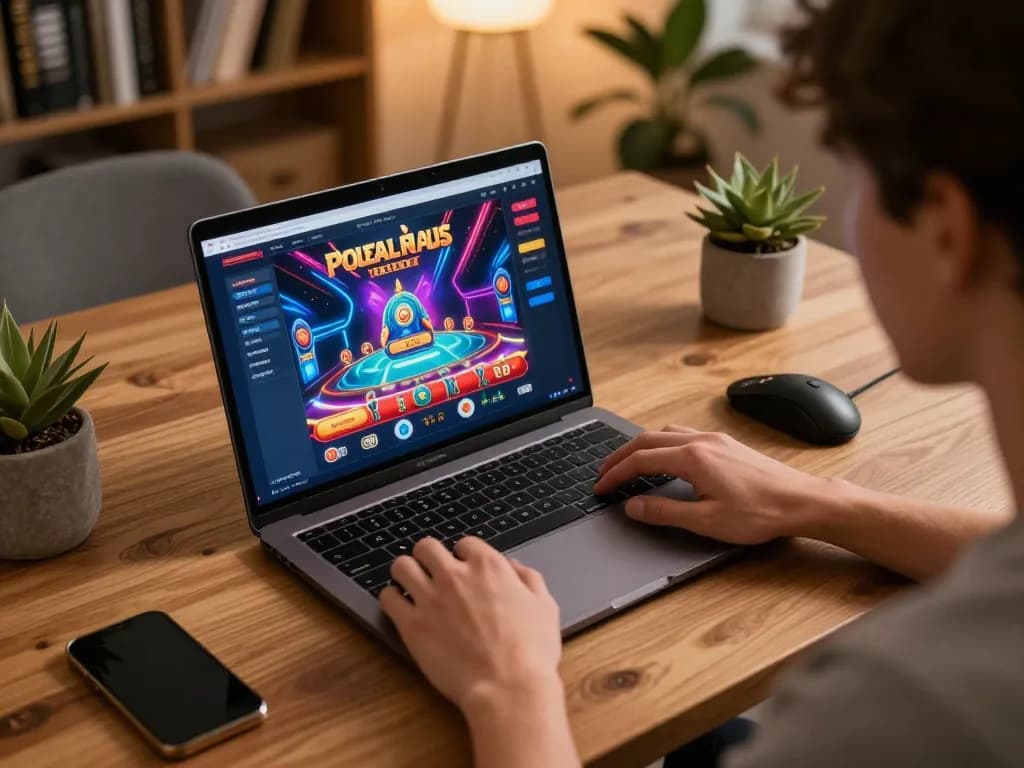 Engage with online gaming strategies on 7me platform in a cozy home environment