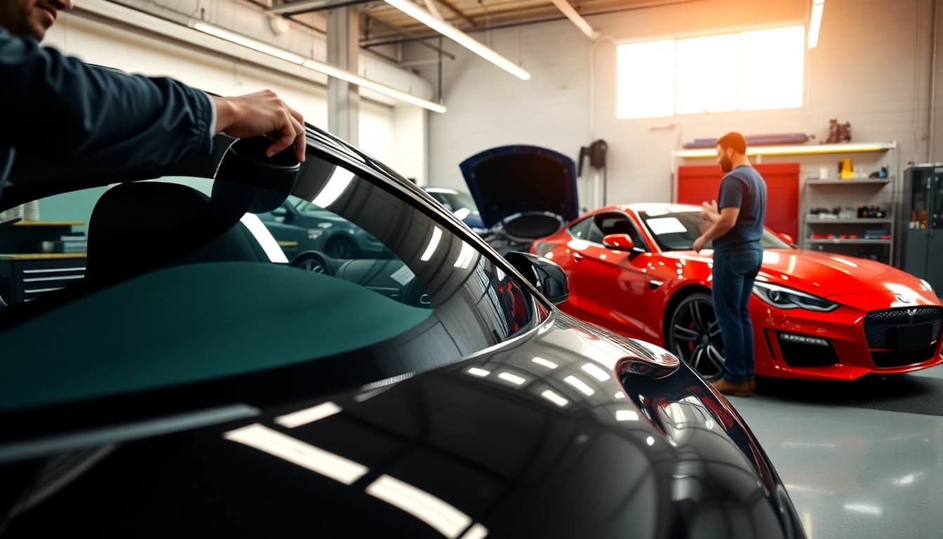 Enhance your car's look with paint protection film near me for durability and shine.