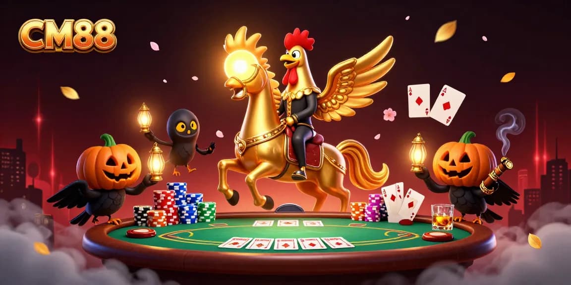 Experience thrilling CM88 gameplay in a vibrant casino scene filled with action and energy.