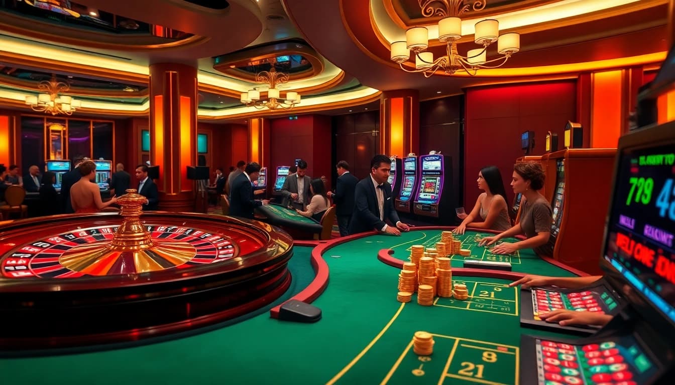Experience the thrills of 78win with elegant casino tables, lively roulette, and engaging gameplay.