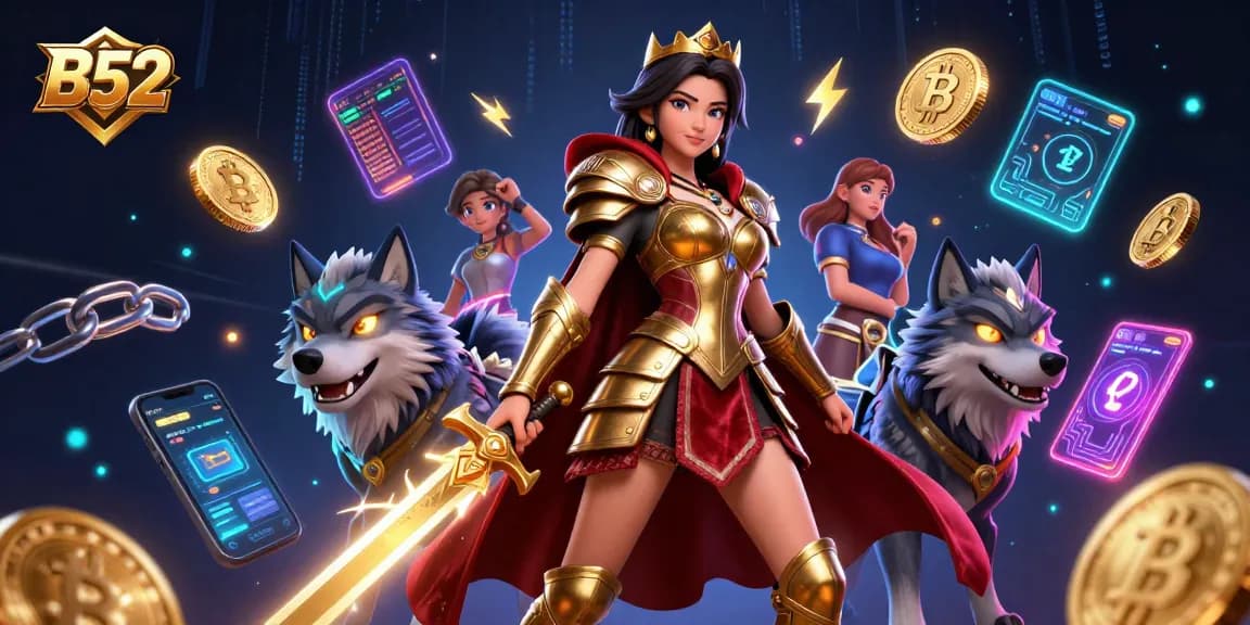 Engage with B52's thrilling online gaming experience featuring dynamic crypto elements and a captivating casino theme.