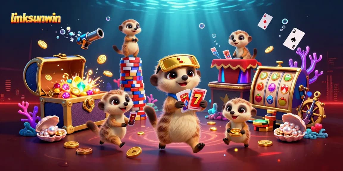 Experience the exciting world of linksunwin as meerkats manage a vibrant casino