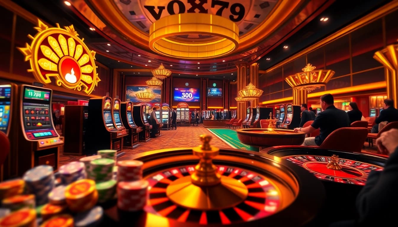 Experience the thrill of v9bet đang nhập with vibrant online casino visuals featuring stylish poker chips and slot machines.