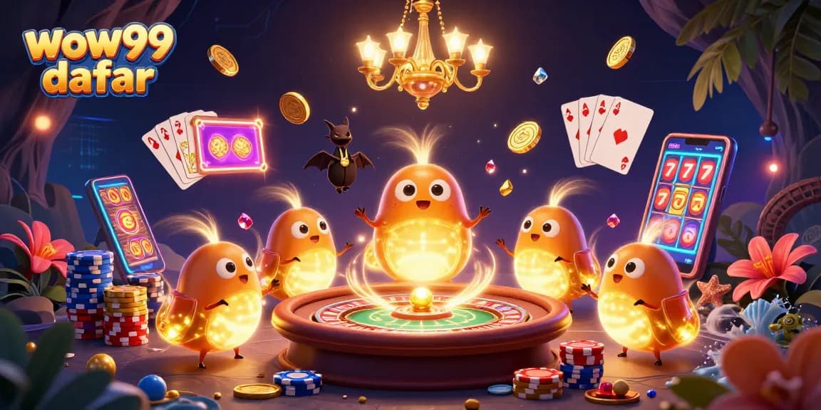 Menangkan jackpot di WOW99 daftar dengan permainan kasino online yang cerah dan menarik.