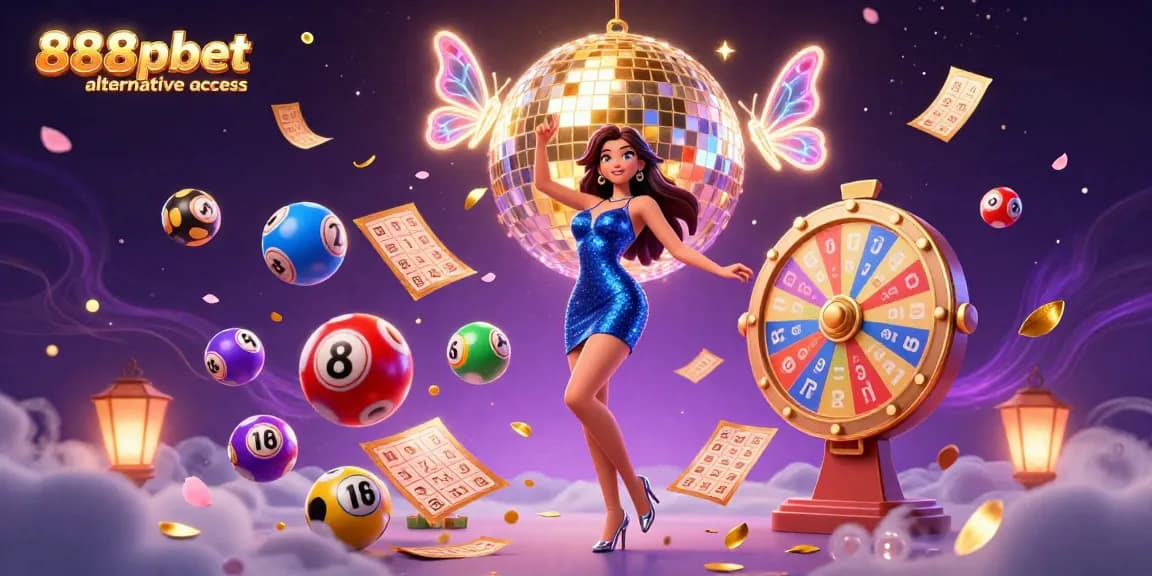 Experience 888pbet alternative access with vibrant casino elements and a glamorous dancer in a captivating scene.