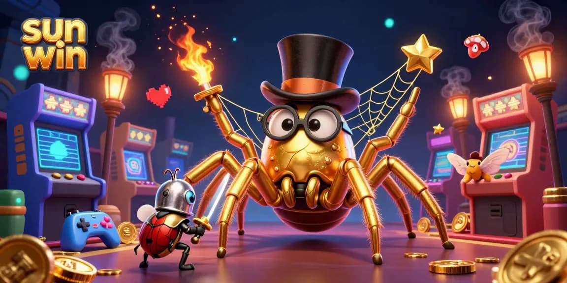 Experience thrilling games at sun win with colorful characters and vibrant casino scenes.