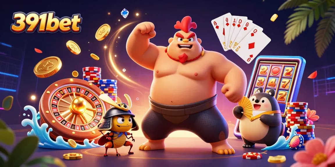 Play and win at 391bet with exciting games, golden coins, and colorful action!