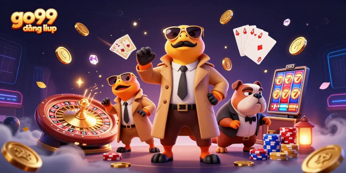 Experience the thrill of go99 đăng nhập as raptors hilariously disguise themselves to enter a VIP casino lounge.