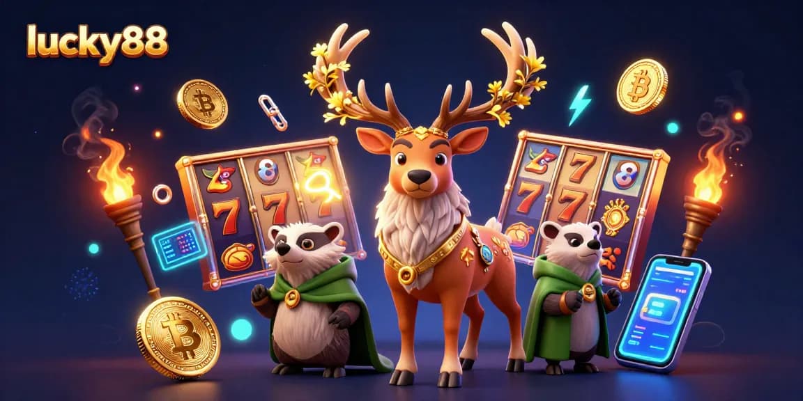 Experience thrilling wins at lucky88 with colorful slots and illuminated gaming elements.