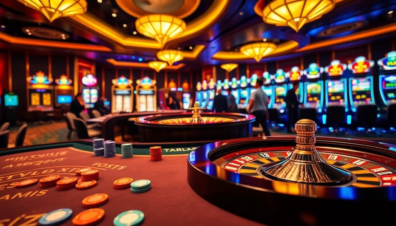 Experience dynamic gambling at the 288 T casino, featuring elegant tables and engaging gameplay.