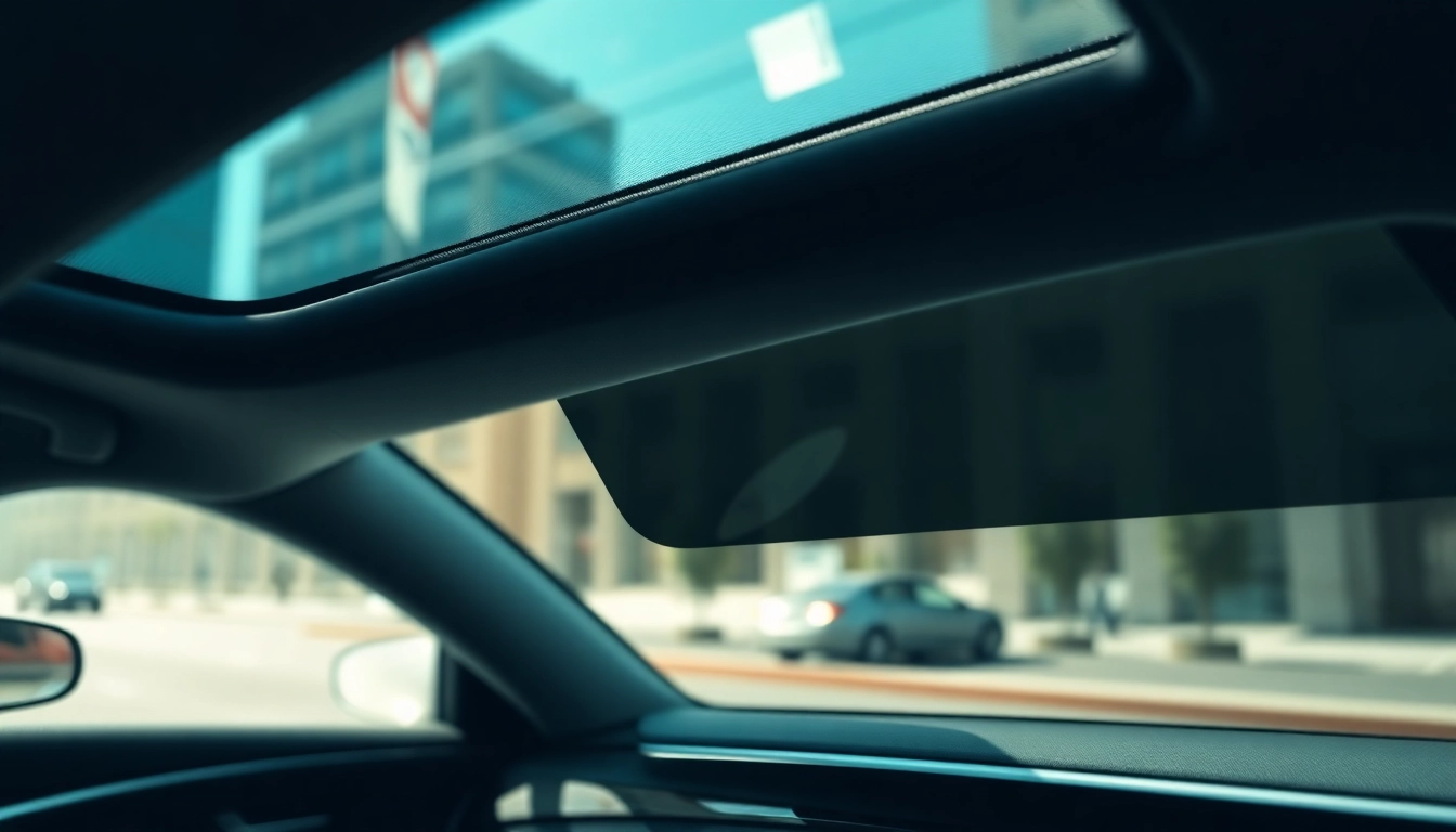 Enhance your vehicle's style with ceramic window tint showcasing sleek design and elegance.