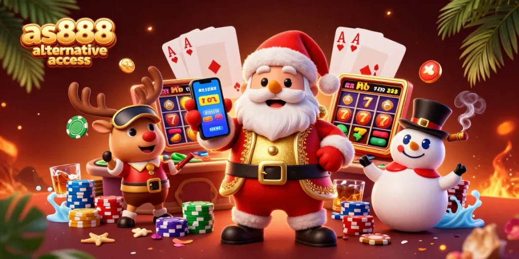 Experience the thrill of gaming with as888 alternative access in a vibrant casino scene!