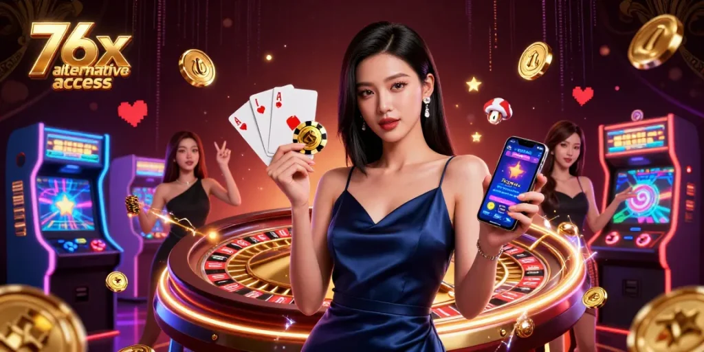 Experience winning strategies for 76x alternative access in this vibrant casino scene.