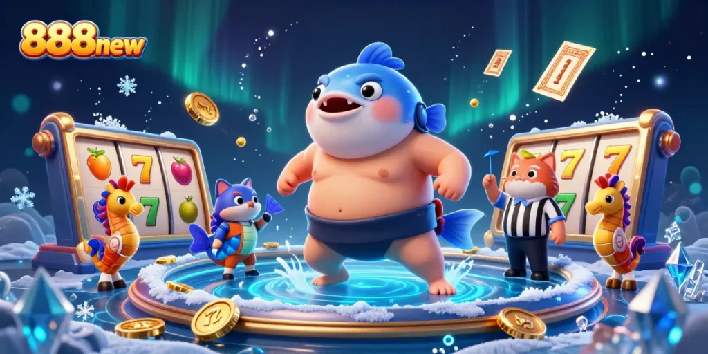 Experience thrilling gameplay with 888new as colorful reels and lucky symbols come to life!