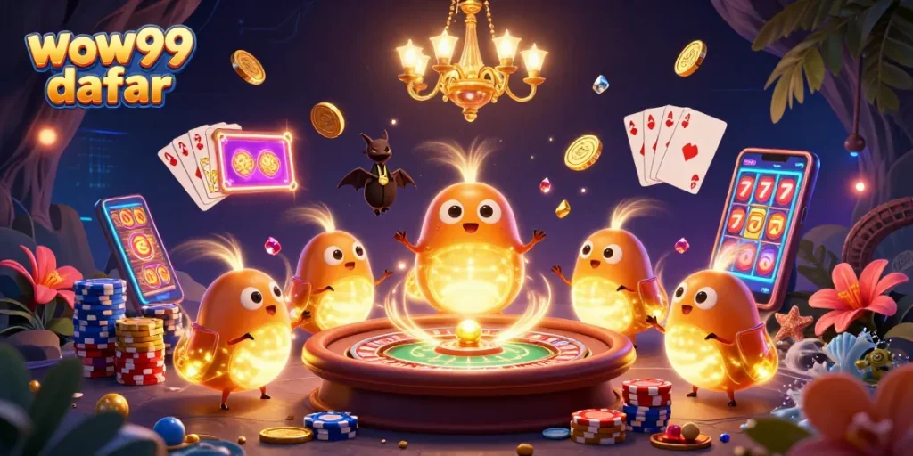 Menangkan jackpot di WOW99 daftar dengan permainan kasino online yang cerah dan menarik.