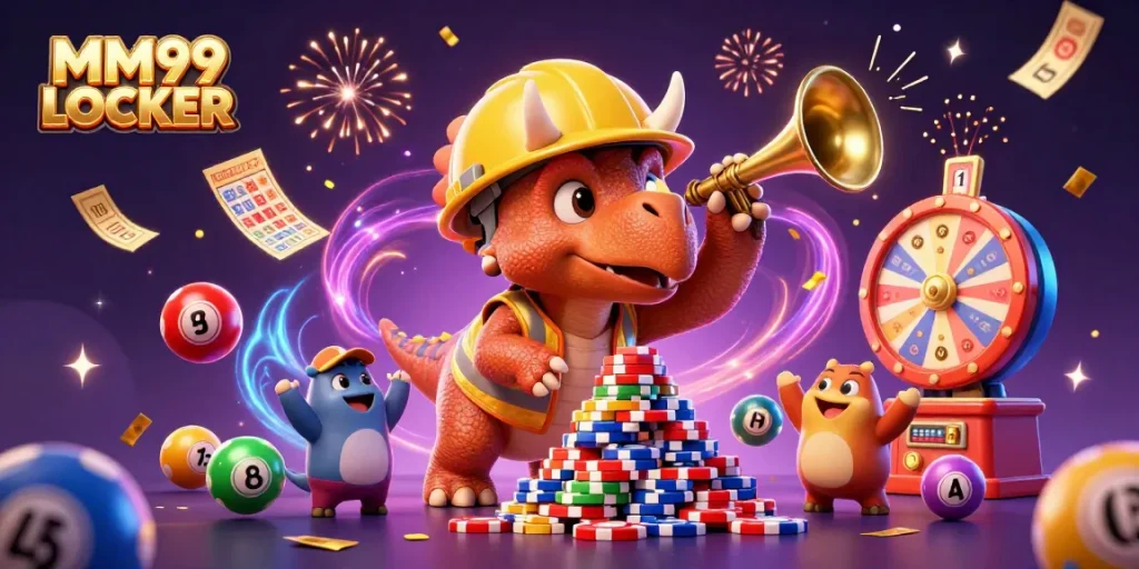 Experience thrilling moments at MM99 LOCKER with vibrant scenes of dynamic celebrations and exciting games.